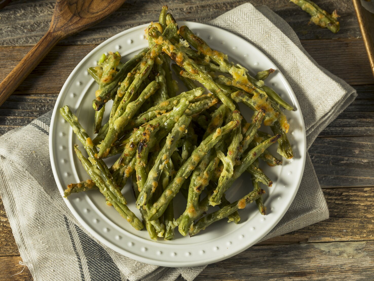 Low Carb Grüne Bohnen mit Parmesan